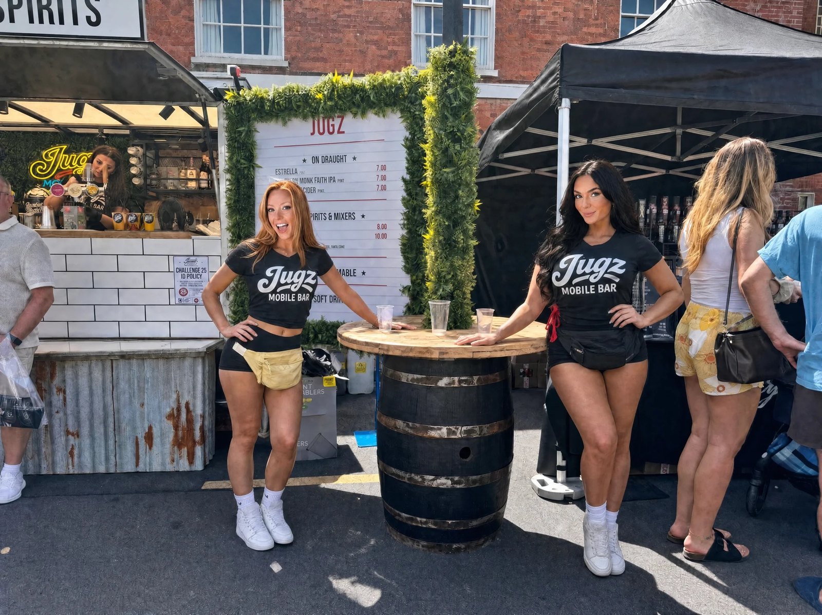 Jugz Mobile Bar team at an event